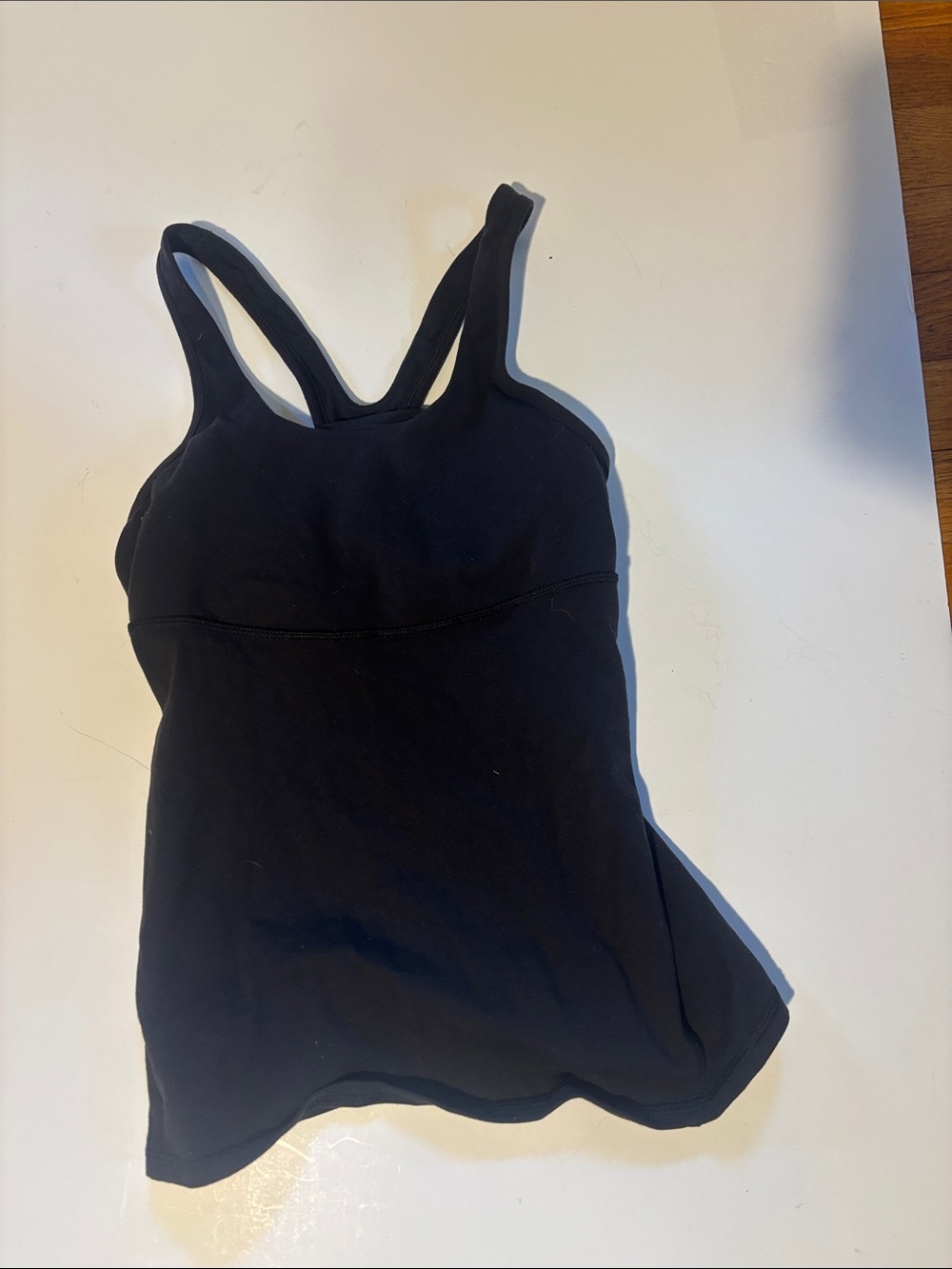 lululemon athletica Black Racerback Tank yoga top